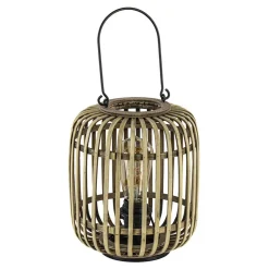 Tafellamp lantaarn bamboe