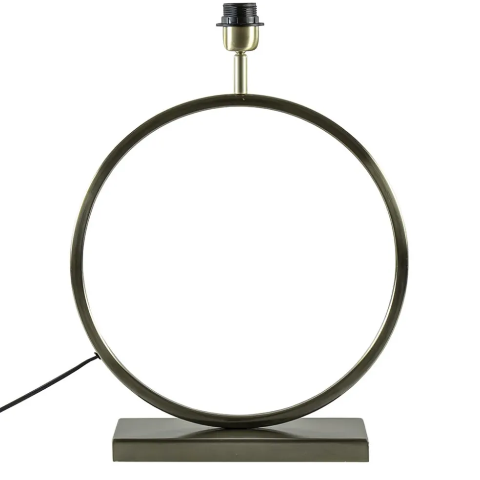 Tafellamp Liva licht goud exclusief kap L&L