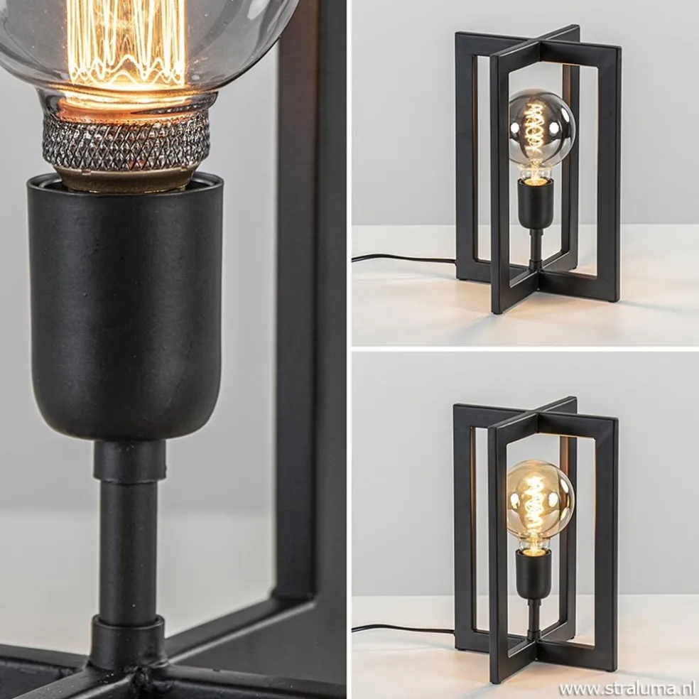 Tafellamp Mace 30cm zwart