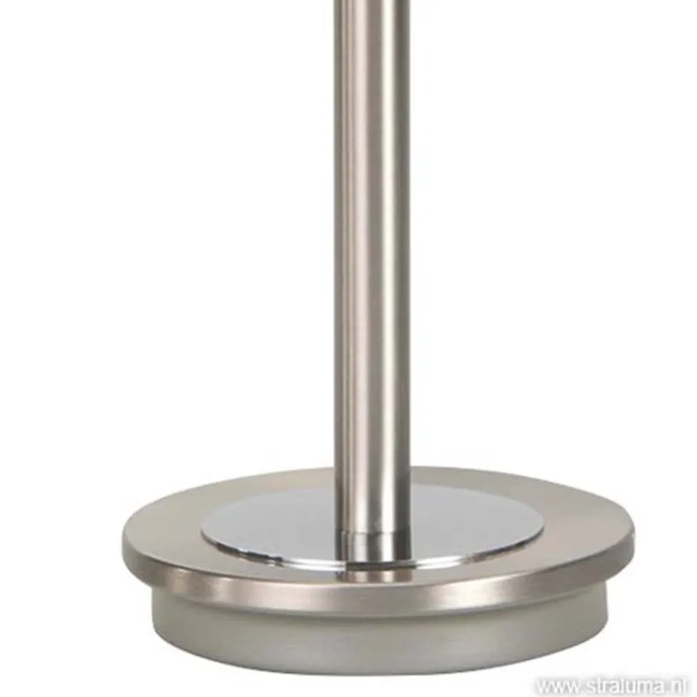 Tafellamp nikkel touchdimmer slaapkamer