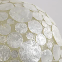 Tafellamp schelpen bol wit