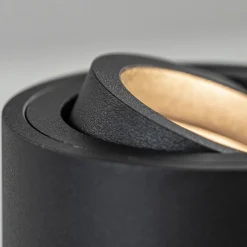 Tafelspot Rebel rond zwart gu10