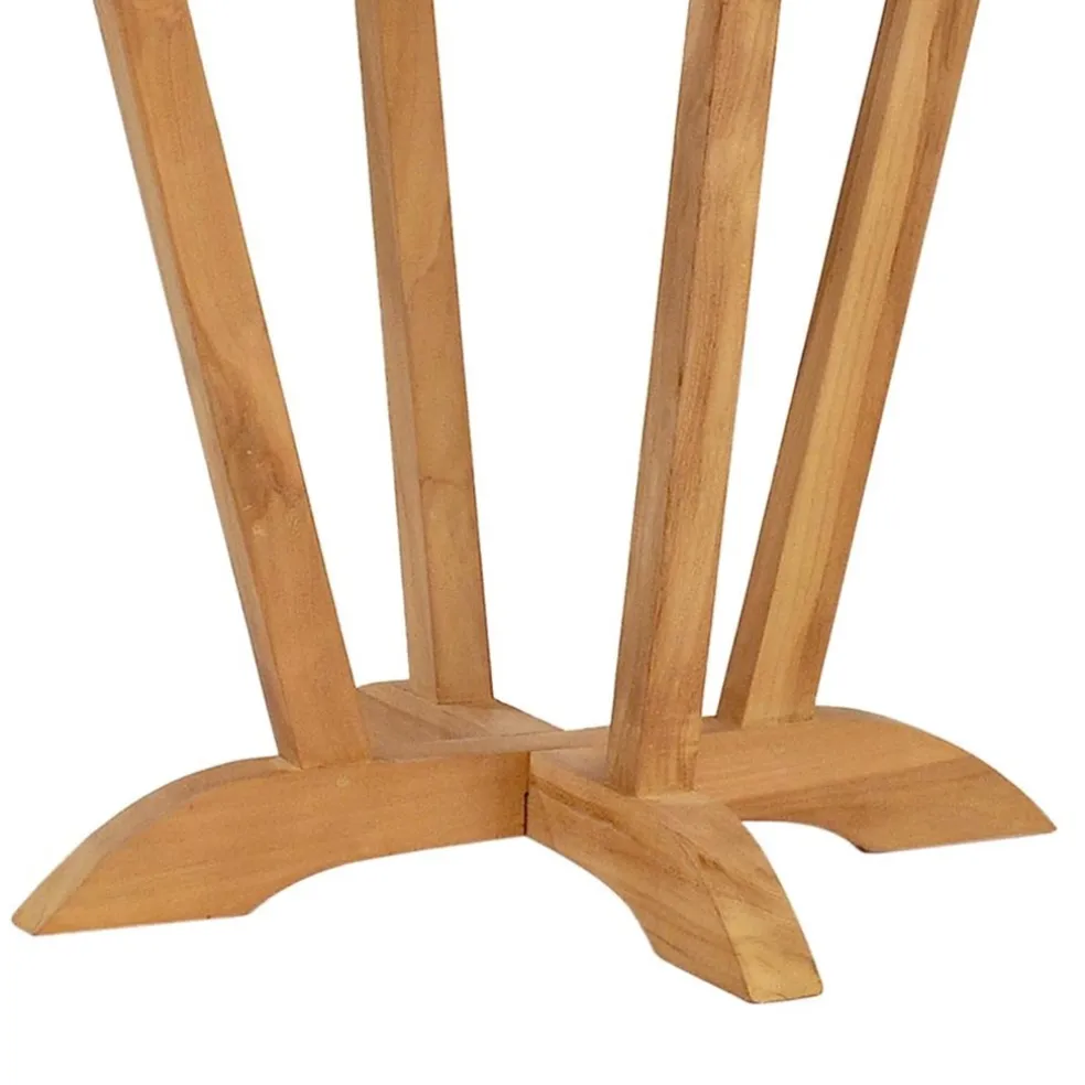 Teak houten buitentafel rond 130 cm