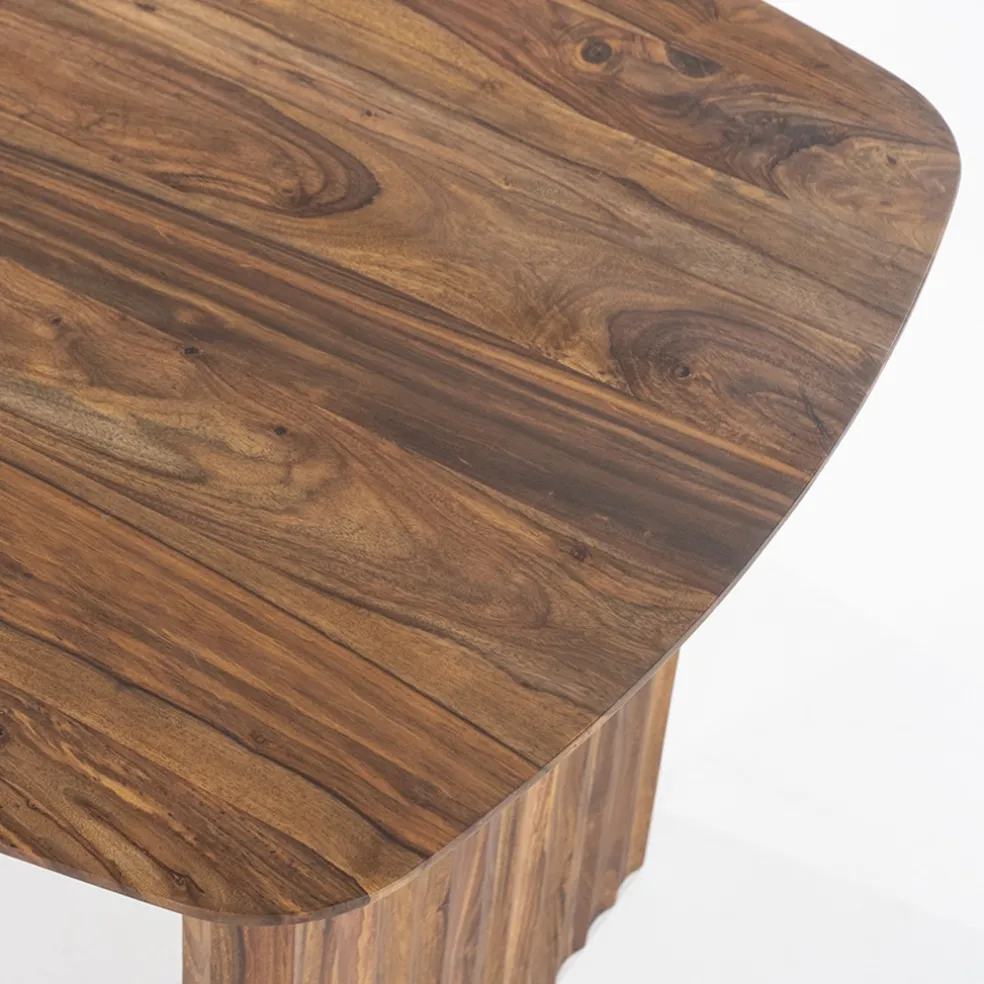 Trendy eetkamertafel Sheesham hout 240x100