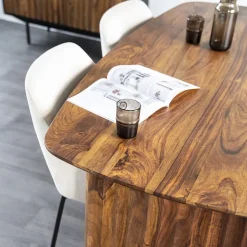 Trendy eetkamertafel Sheesham hout 240x100