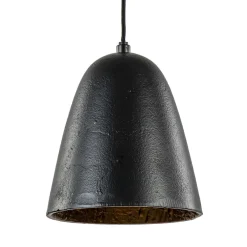Trendy hanglamp Sumeri mat zwart met goud