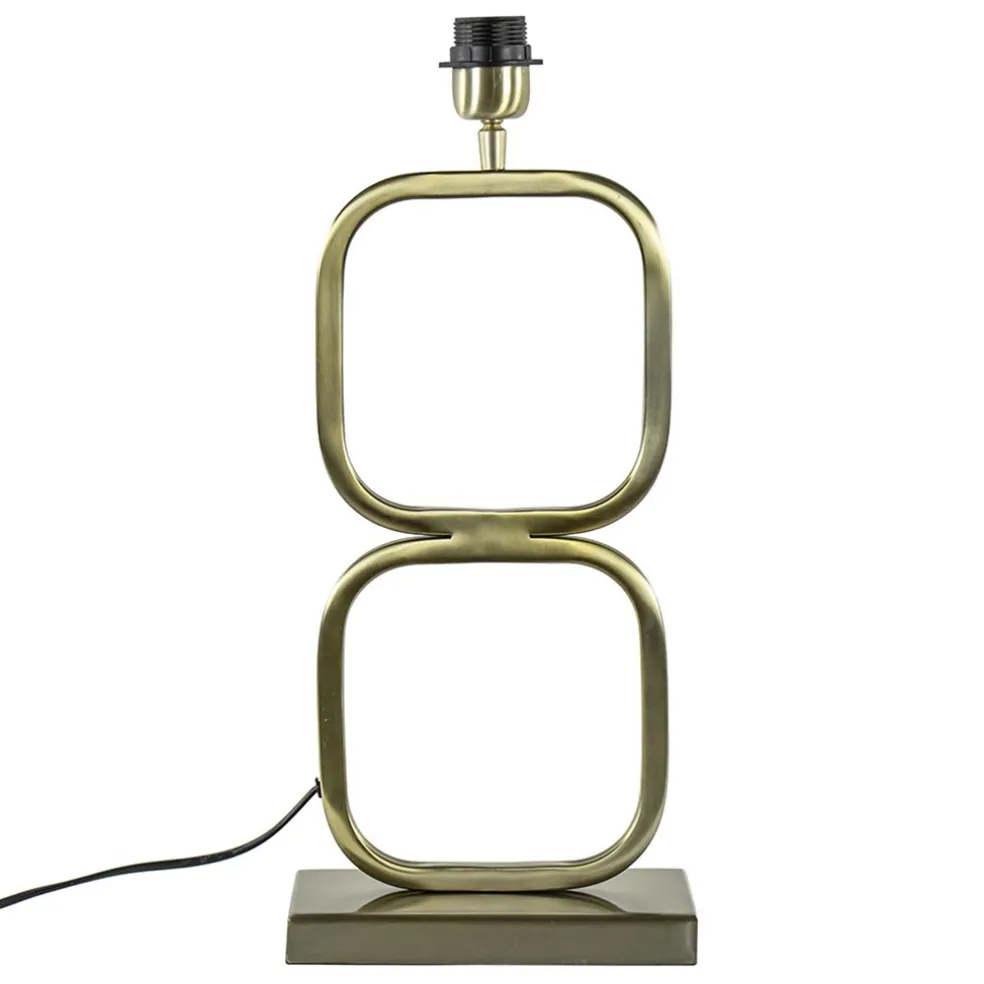 Trendy lampvoet Lutika licht goud exclusief kap