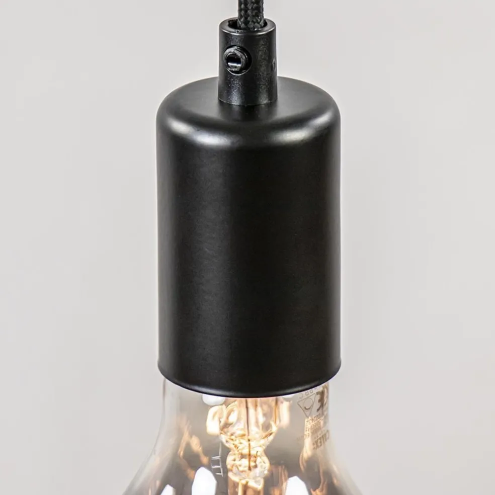 Trendy 3-lichts hanglamp mat zwart exclusief lichtbron