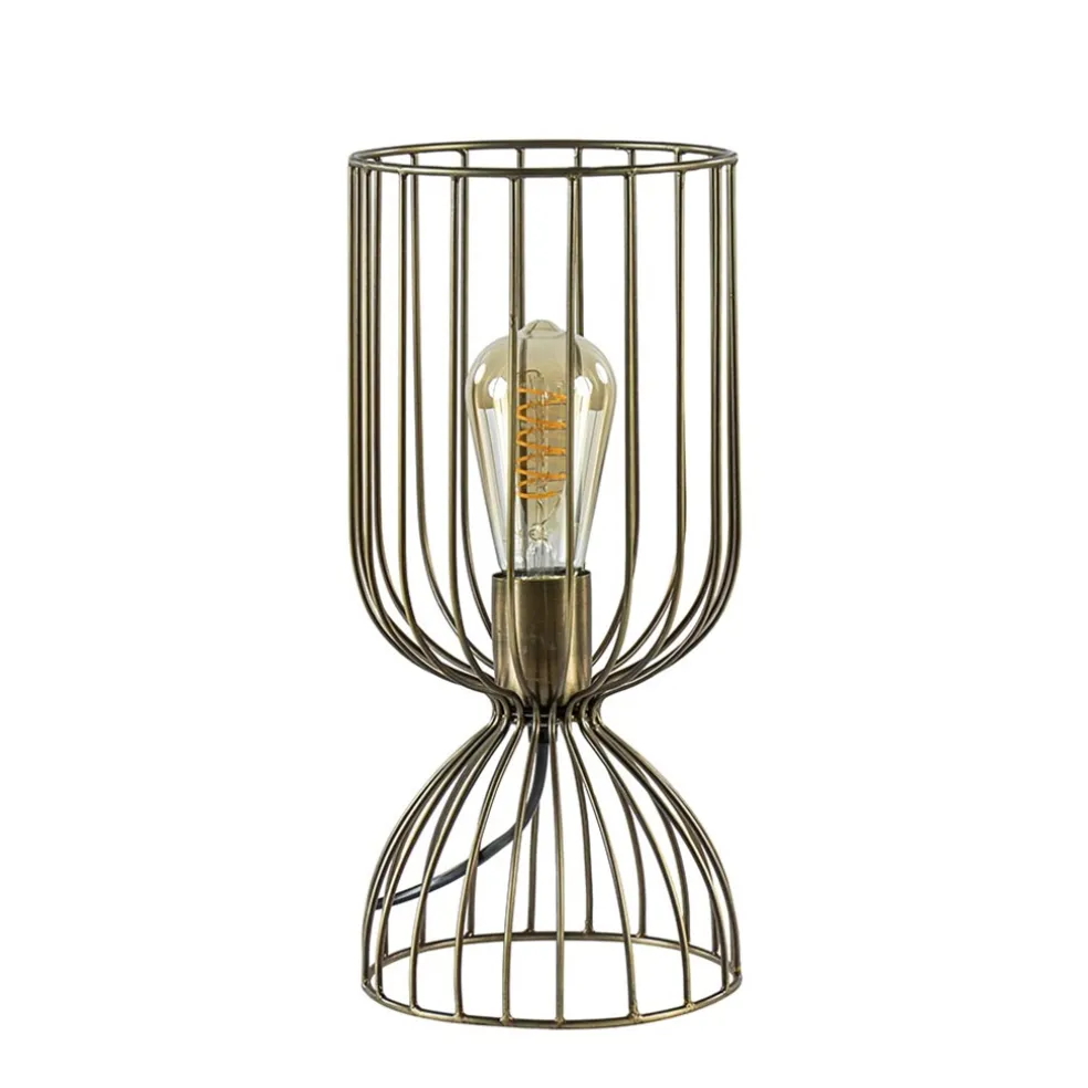 Trendy tafellamp Lazar Light and Living brons