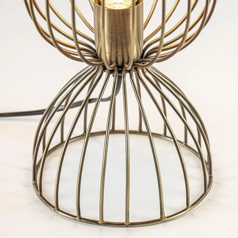 Trendy tafellamp Lazar Light and Living brons