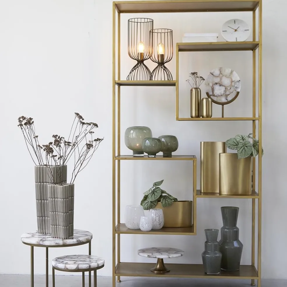 Trendy tafellamp Lazar Light and Living brons