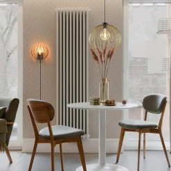 Trendy wandlamp goud met zwart inclusief snoer