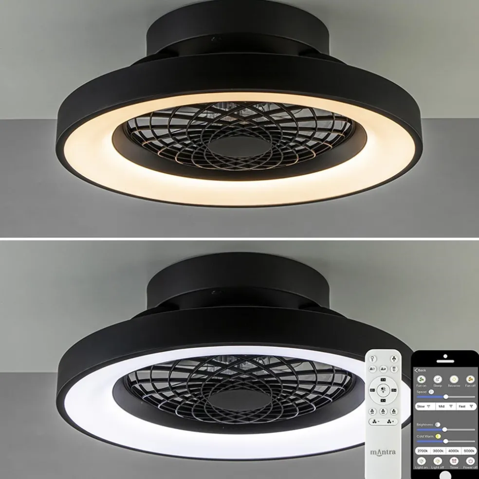 Ventilator Tibet Mini zwart + remote cct