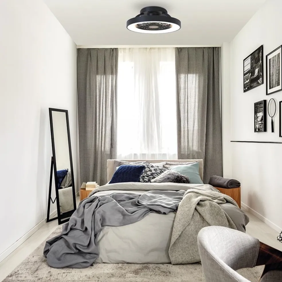 Ventilator Tibet Mini zwart + remote cct