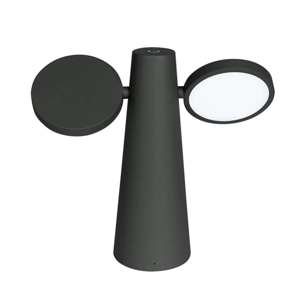 Verstelbare buitenlamp tafel antraciet oplaadbaar