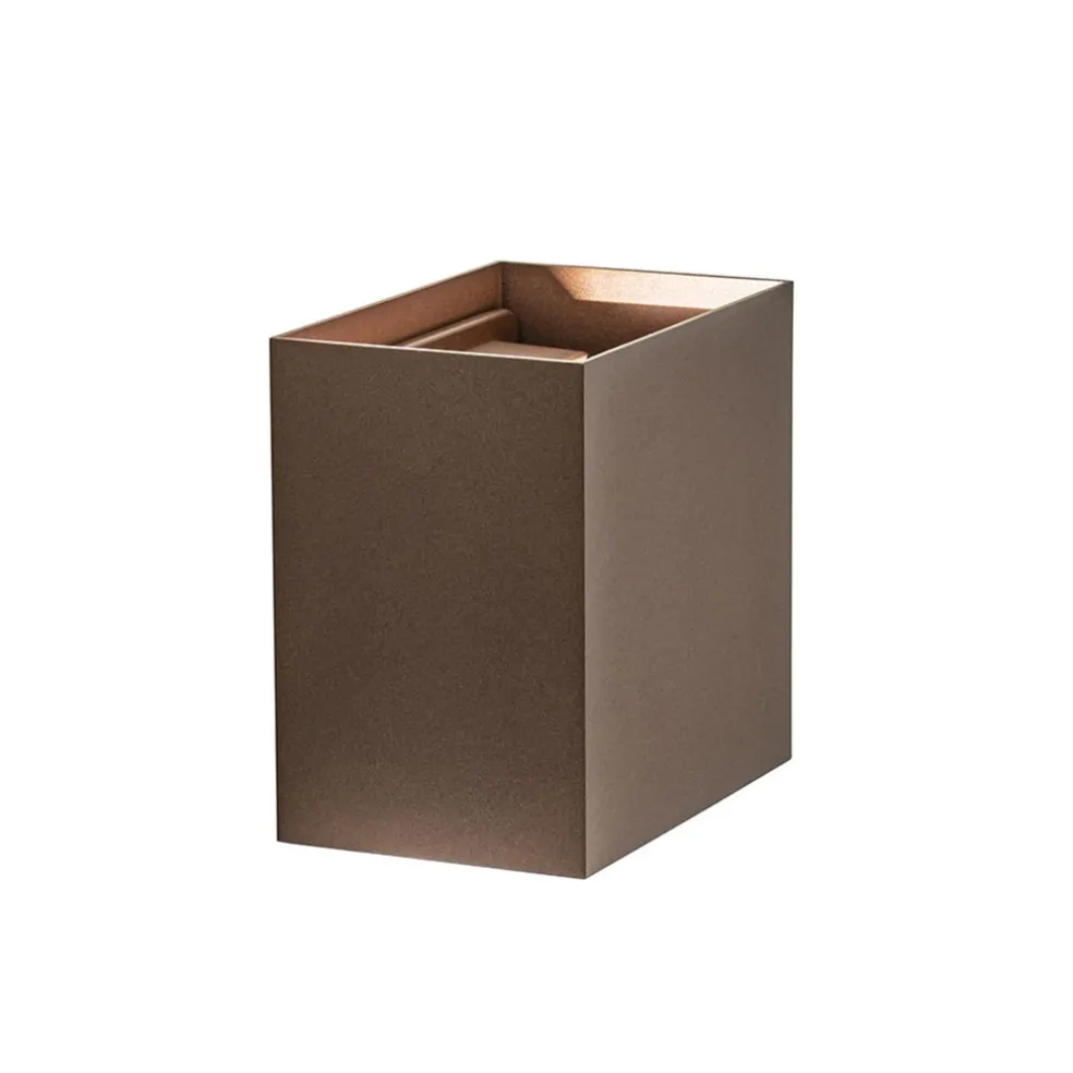 Verstelbare LED buitenlamp aluminium bruin