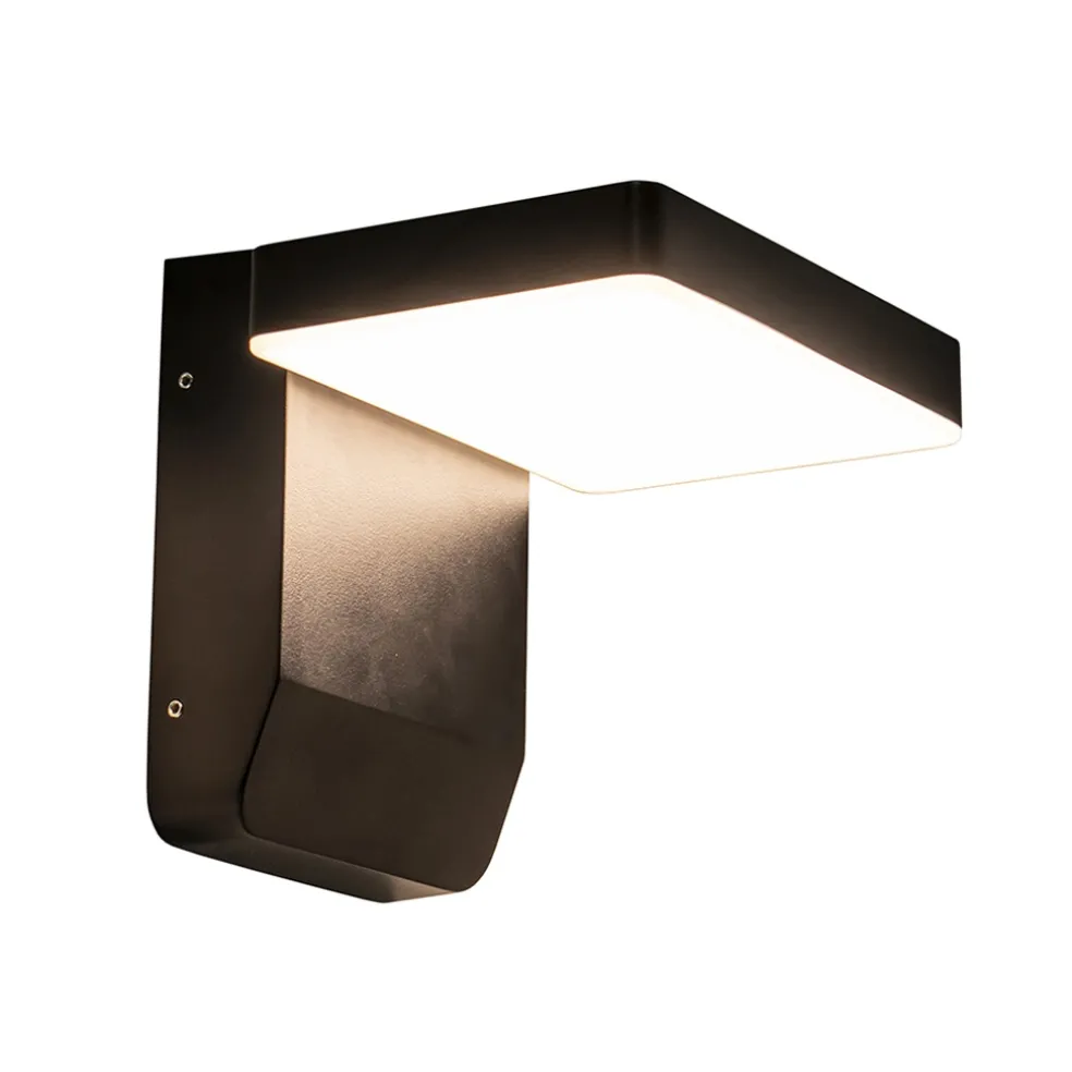 Verstelbare LED buitenlamp zwart IP54