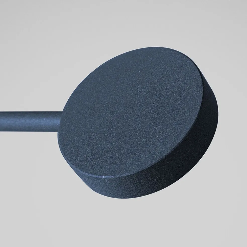 Verstelbare 5-lichts design hanglamp azuriet blauw