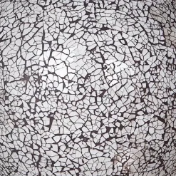 Vloerlamp 150 cm gerecycled glas wit