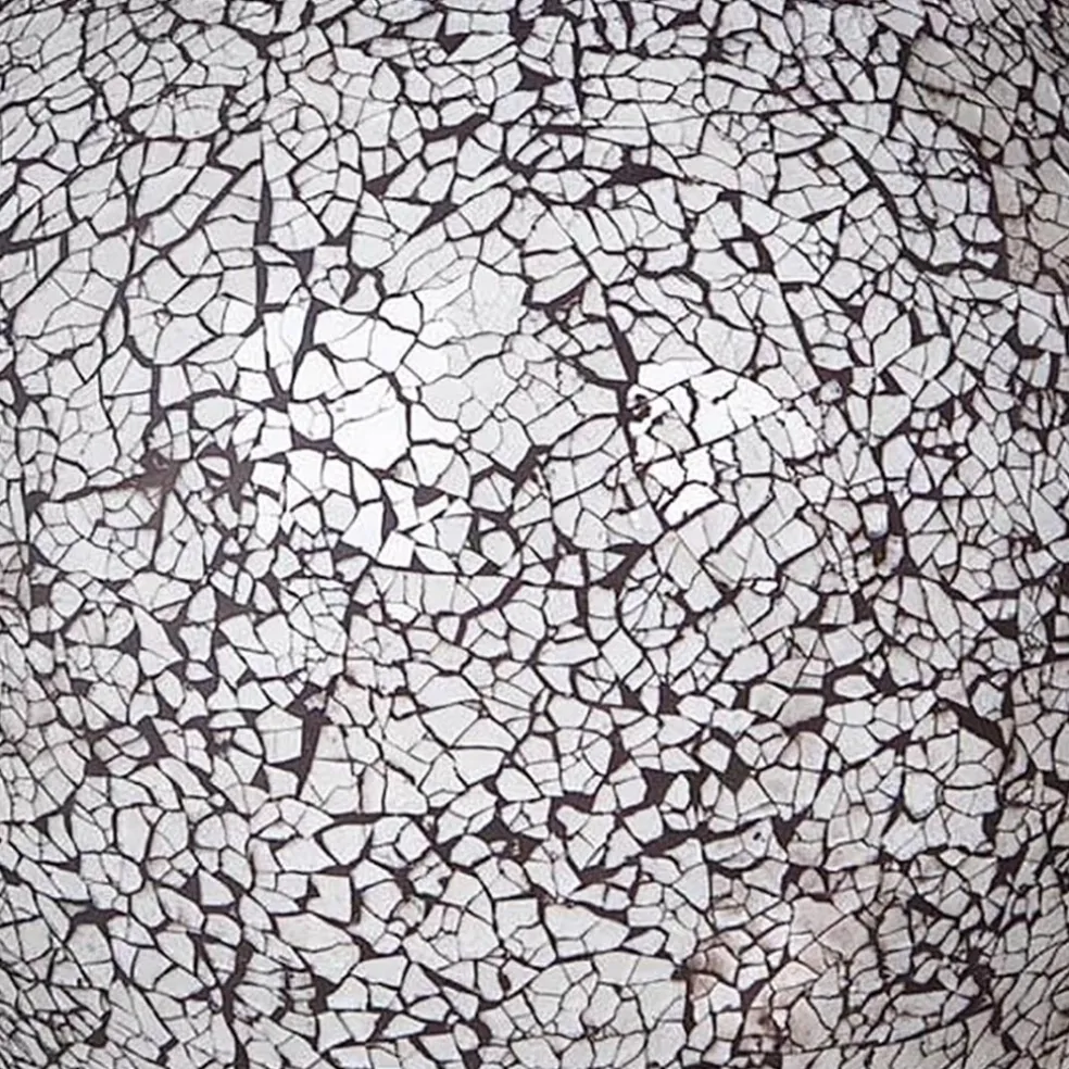 Vloerlamp 200 cm gerecycled glas wit