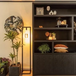 Vloerlamp frame zwart