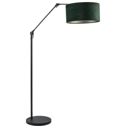 Vloerlamp Prestige Chic zwart/kap groen