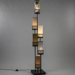 Vloerlamp Sixt 6l multicolor deco bruin