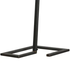 Vloerlamp Tortona zwart staal