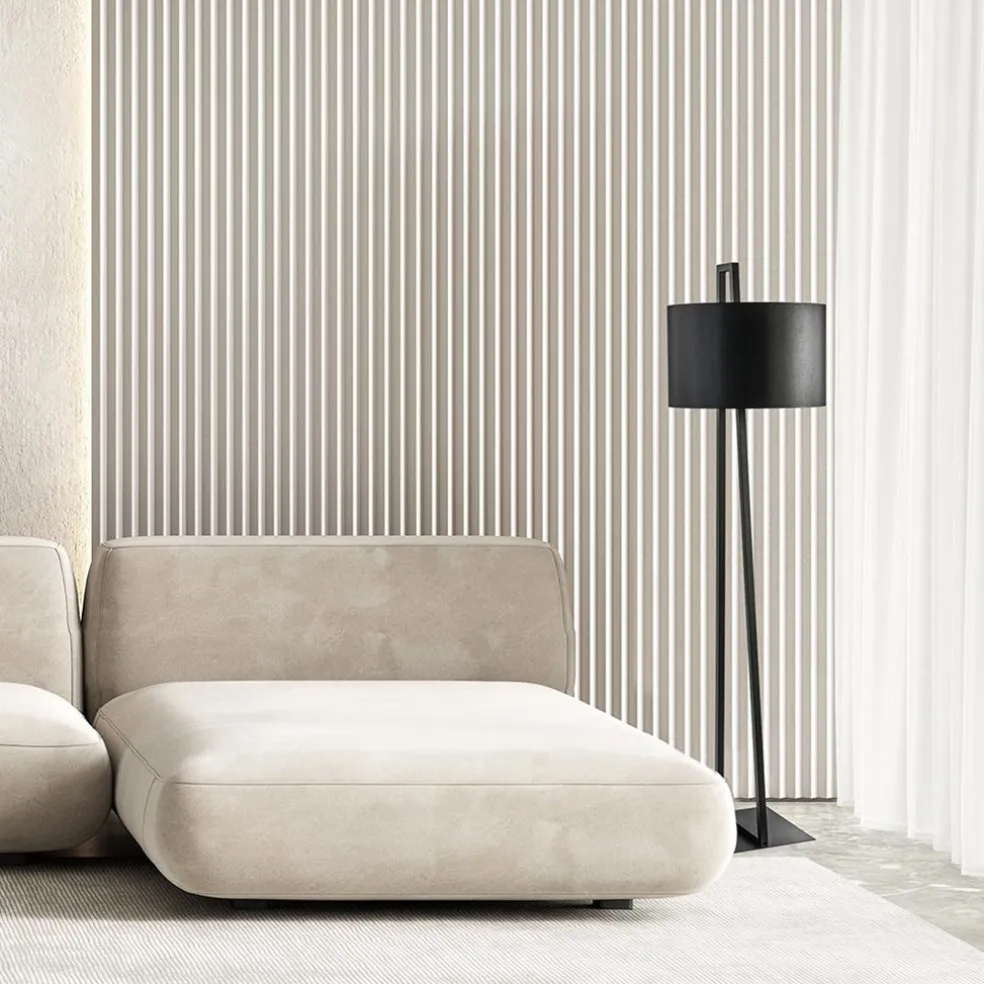 Vloerlamp/lampvoet mat zwart excl. kap