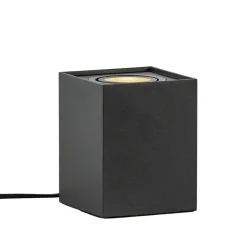 Vloerspot Rebel vierkant 12.5cm zwart