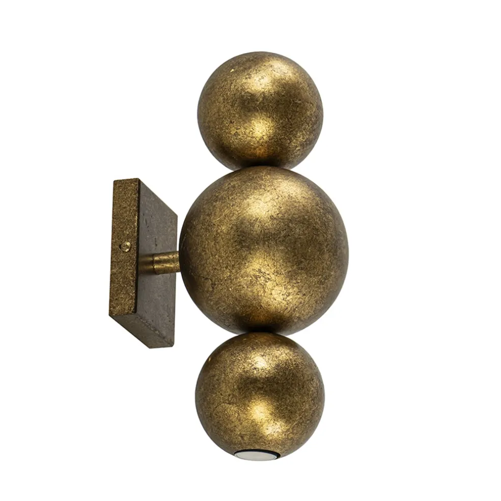 Wandlamp ambachtelijk brons inclusief LED