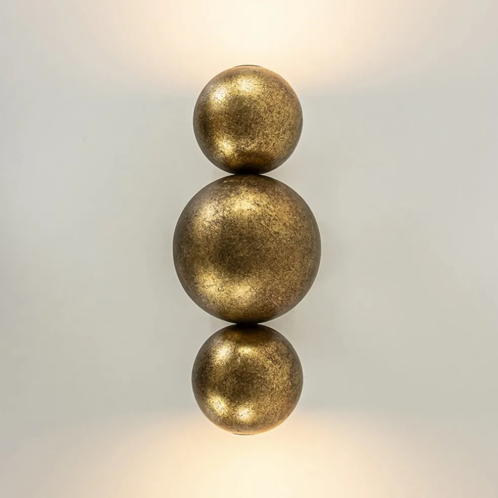 Wandlamp ambachtelijk brons inclusief LED