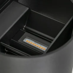 Wandlamp Davos afgerond zwart IP54 2700k