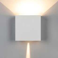 Wandlamp Davos XL wit IP65