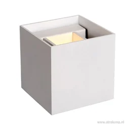 Wandlamp kubus wit verstelbaar incl. led