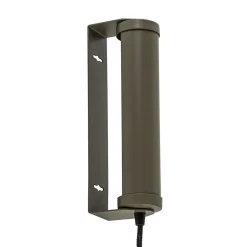 Wandlamp mat bruin met draaibare kap