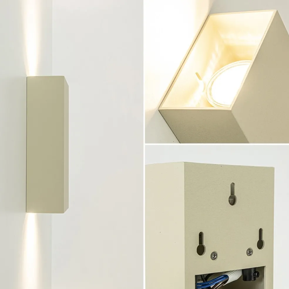 Wandlamp sandy up+down GU10