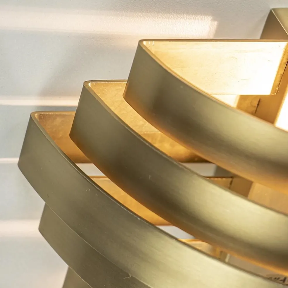 Wandlamp Scudo brass 25cm