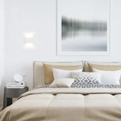 Wandlamp Stretto kubus wit