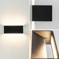 Wandlamp Stretto zwart 20cm