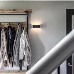 Wandlamp Stretto zwart 20cm