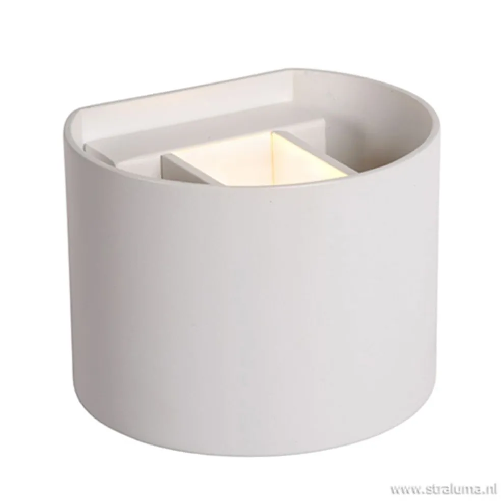 Wandlamp Xio wit afgerond incl. led g9