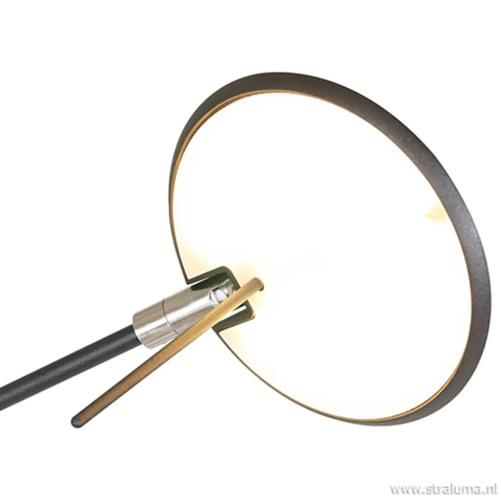 Wandlamp Zodiac zwart incl. dimmer cct