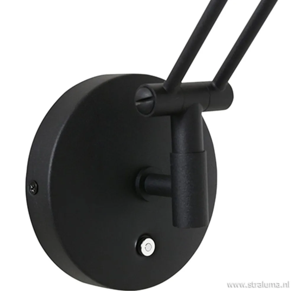 Wandlamp Zodiac zwart incl. dimmer cct