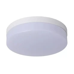 Witte LED plafondlamp IP44 met bewegingssensor