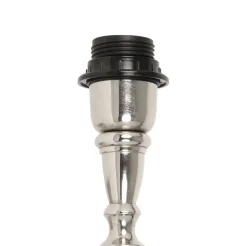 Zilveren wandlamp Delhi fakkel