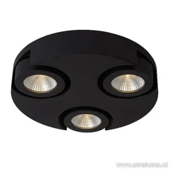 Zwarte design plafondlamp LED