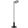 Zwarte LED vloerlamp 3-standen dimbaar