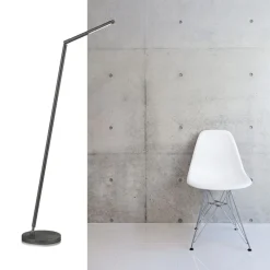 Zwarte leeslamp vloerlamp LED